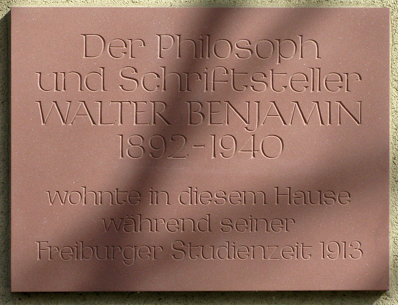 Memorial Walter Benjamin #1