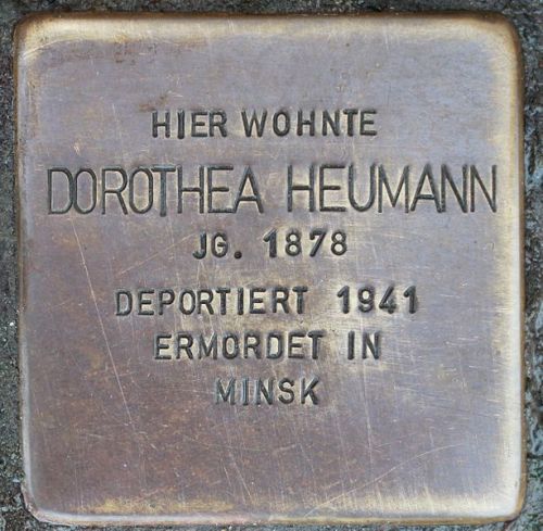 Stolperstein Poststrae 6