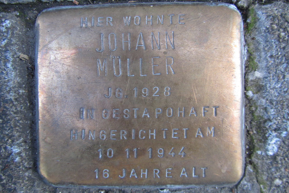 Stumbling Stone Leyendeckerstraße 113 #1