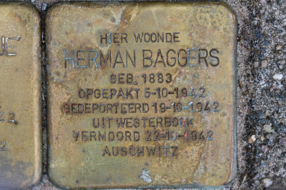 Stolpersteine Topaasstraat 7 #4