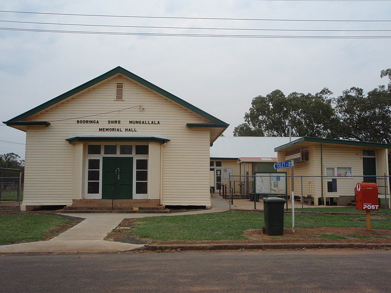 War Memorial Hall Mungallala