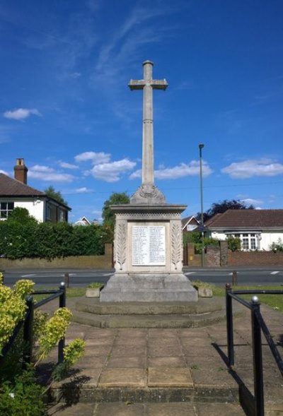 Oorlogsmonument Sunbury-on-Thames