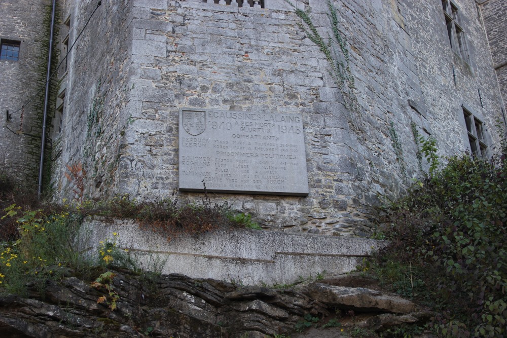 Commemorative Plate Castle Ecaussinnes-Lalaing #1