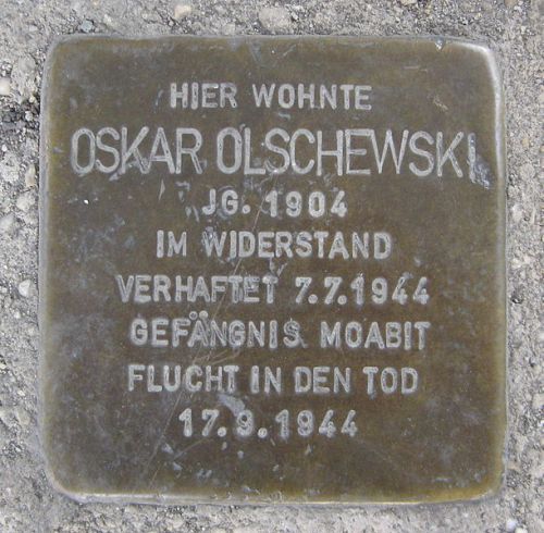 Stolperstein Dennewitzstrae 35