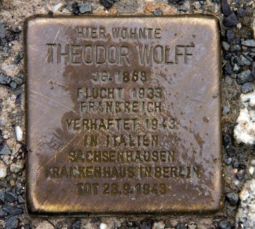 Stolperstein Hiroshimastrae 19 #1