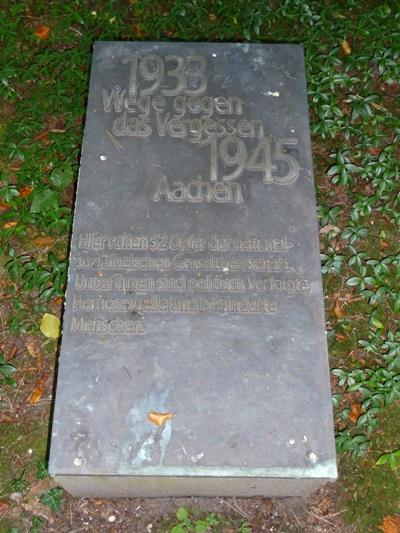 Graves Victims Nazi Regime Waldfriedhof #3
