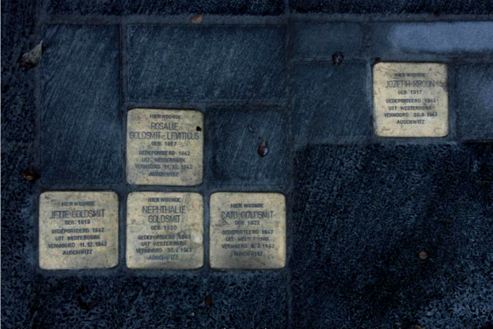 Stolpersteine Wassenberghstraat 55 B #1