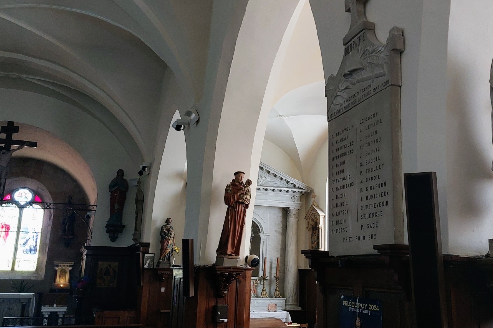 Oorlogsmonument Ëglise Saint-Barthélemy de Yzeron #3