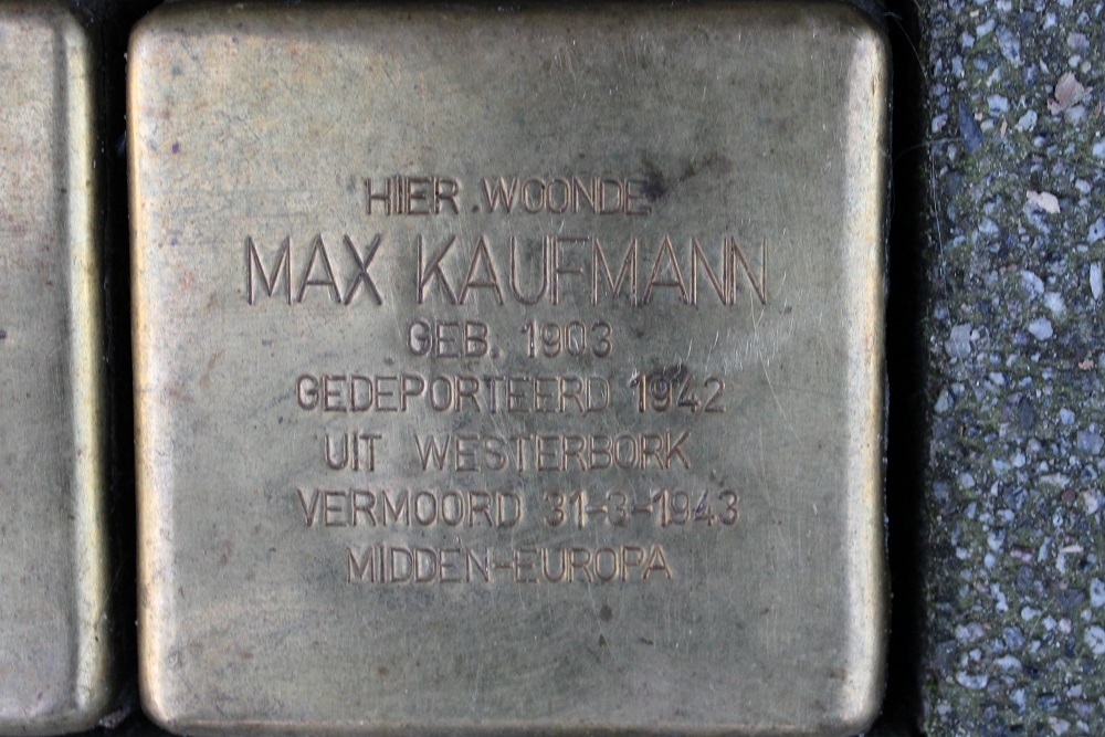 Stolpersteine Sourystraat 29 #4