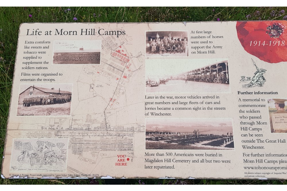 Informatiebord Morn Hill Camp #2