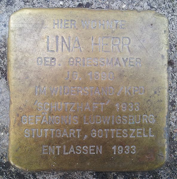 Stolpersteine Holzgrundstrae 31