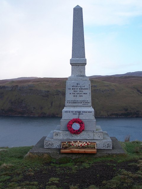 Oorlogsmonument Minginish