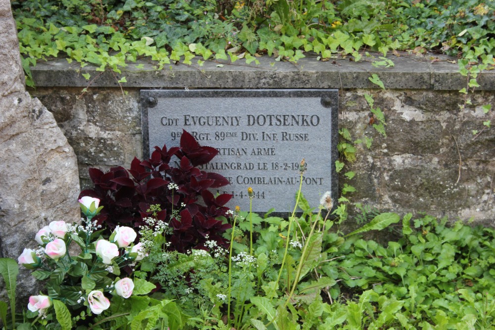 Memorial Allied Airmen and  Soviet Resistance Fighter Comblain-au-Pont #3