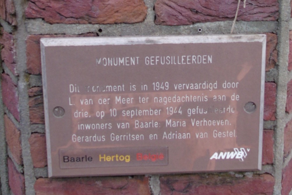 Memorial Executed Baarle-Hertog #5