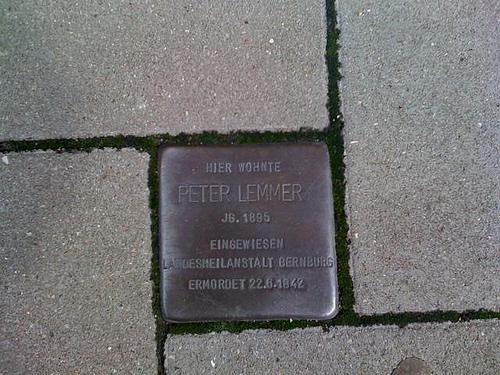 Stolperstein Markusstrae 17