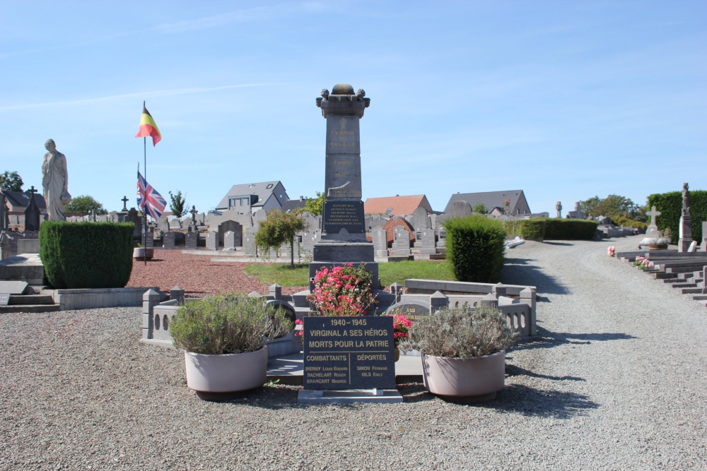 Oorlogsmonument Begraafplaats Virginal