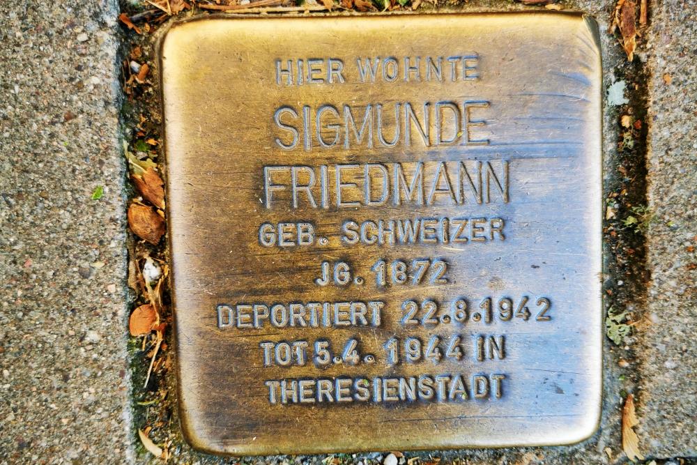Stumbling Stone Hohenstaufenstraße 17a #1