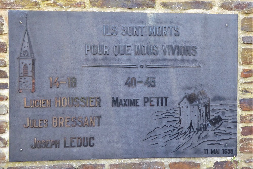 Memorial Plate War Victims Orchimont #1