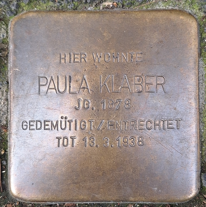 Stolpersteine Münsterstraße 8 #4