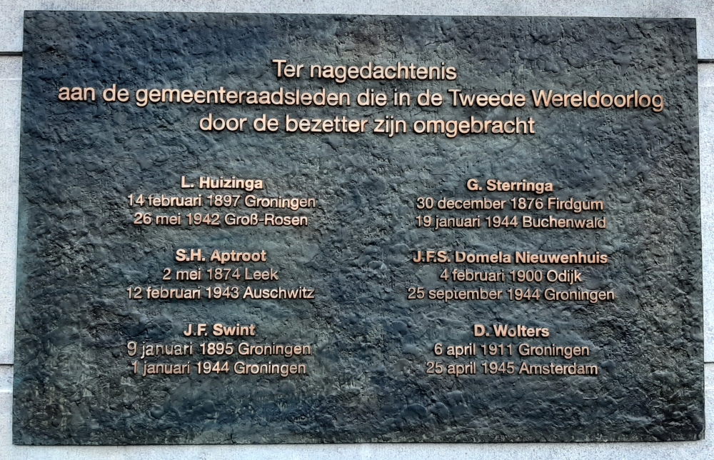 Gedenkteken Groninger Raadsleden #2
