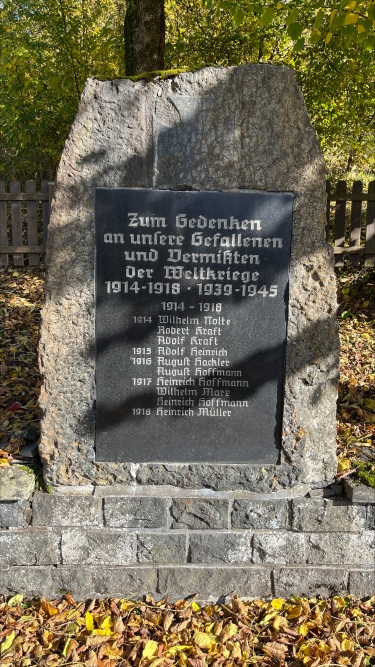 Oorlogsmonument Bad Laasphe-Rüppershausen #4