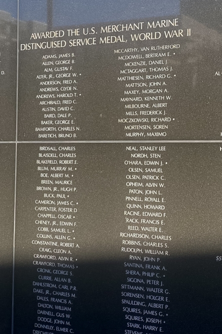 American Merchant Marine Veterans Memorial Wall of Honor #4