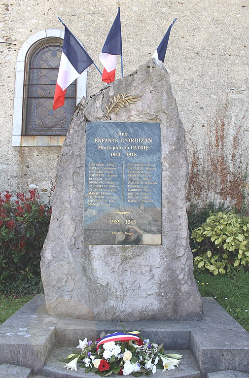 Oorlogsmonument Ordizan #1