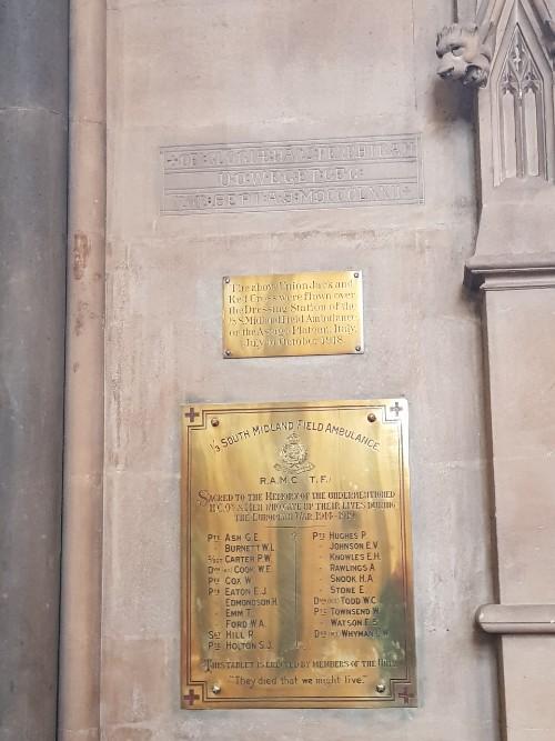 Memorials Bristol Cathedral