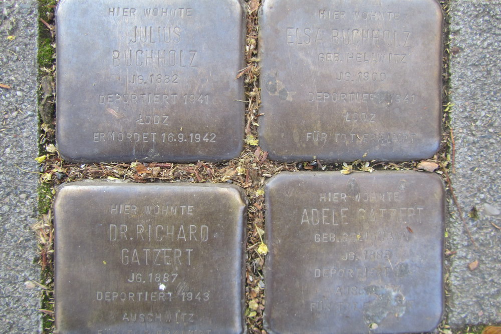 Stumbling Stones Lothringer Straße 51