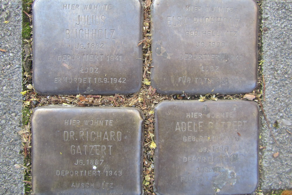 Stolpersteine Lothringer Strae 51 #1