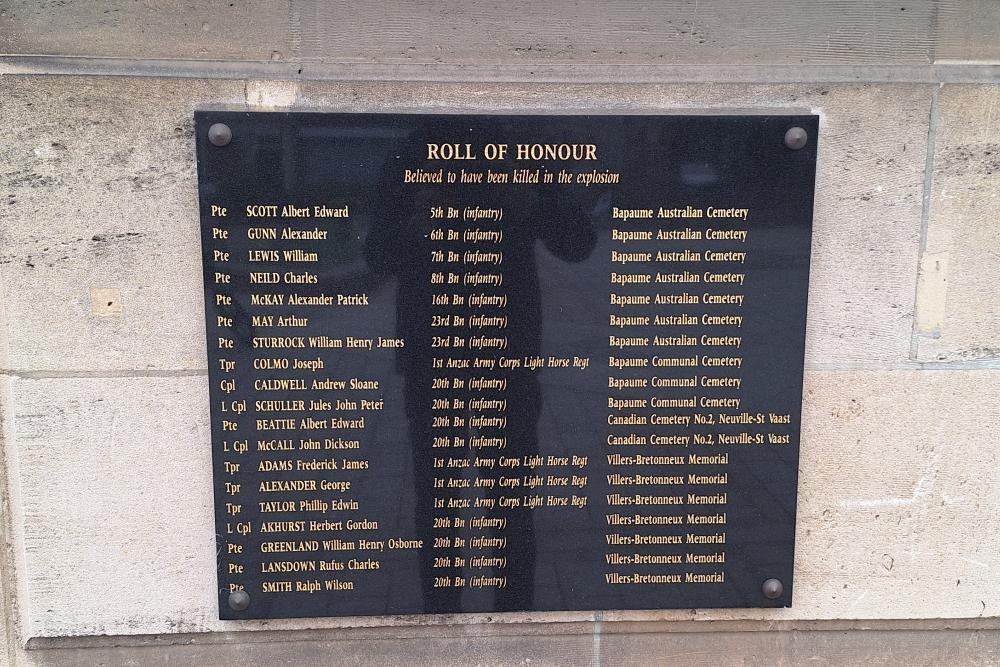 Memorial Australian Imperial Force Bapaume #3
