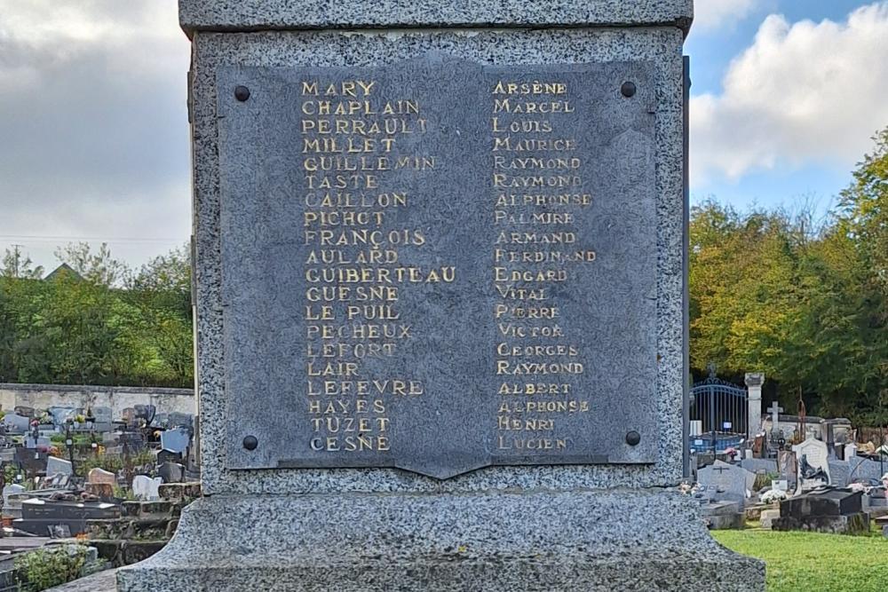 War Memorial Longny les Villages #3