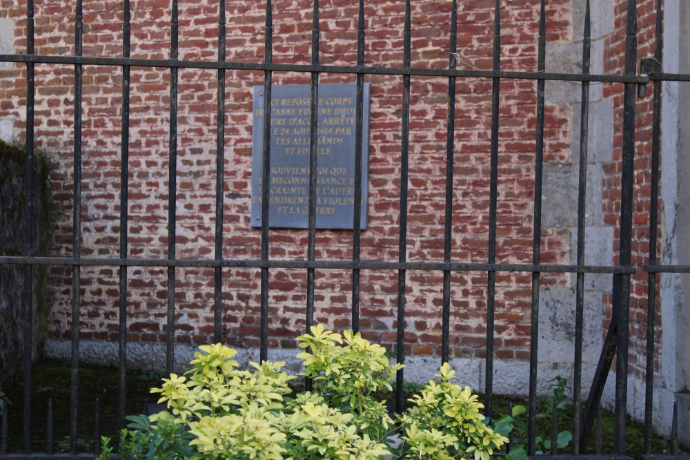 Commemorative plaque Abbot Druet Eugène #2