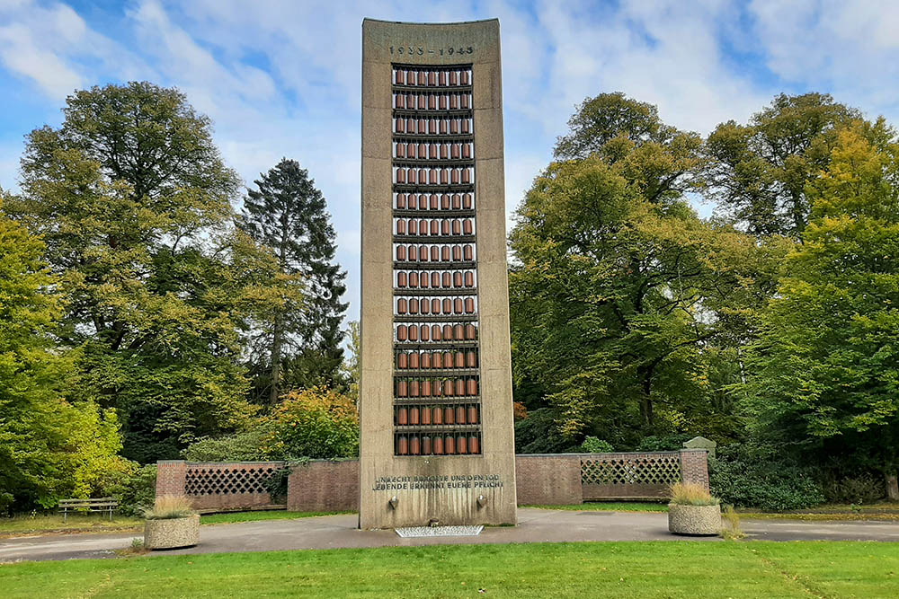 Memorial National Socialism Cemetery Friedhof Ohlsdorf Hamburg