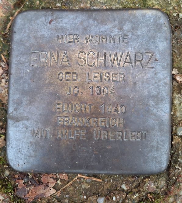 Stolpersteine Bachstraße 65 #2