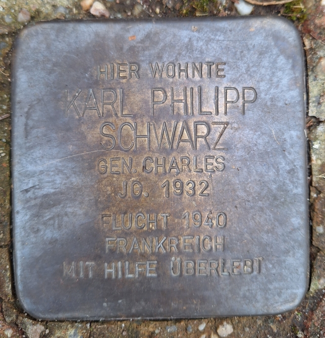 Stolpersteine Bachstraße 65 #4