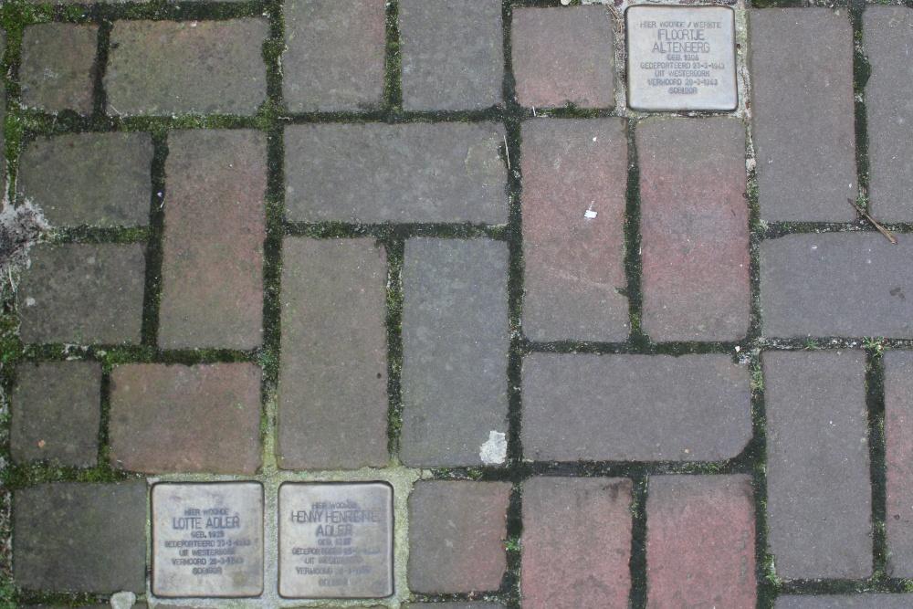 Stumbling Stones Roodenburgerstraat 1A #4