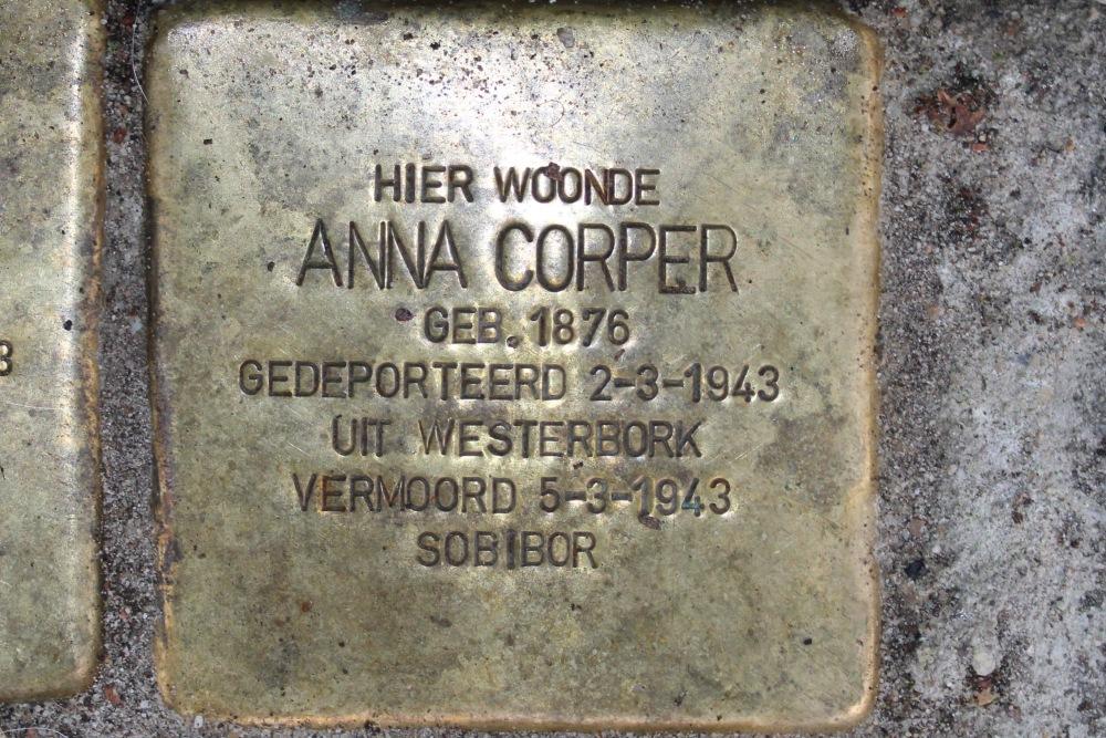 Stolpersteine Karbouwstraat 35 #3