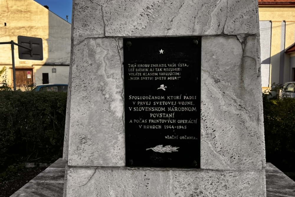 War Memorial Liptovský Mikuláš #2