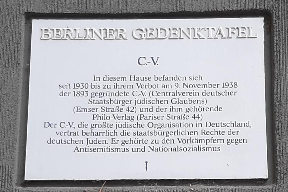 Memorial C.-V.