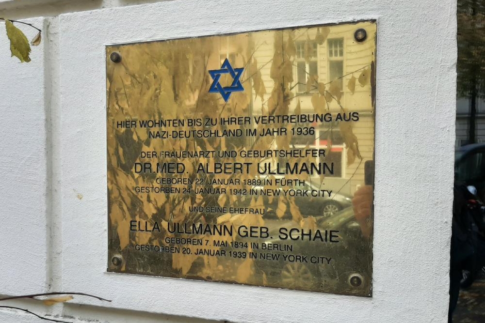 Gedenkteken Albert en Ella Ullmann