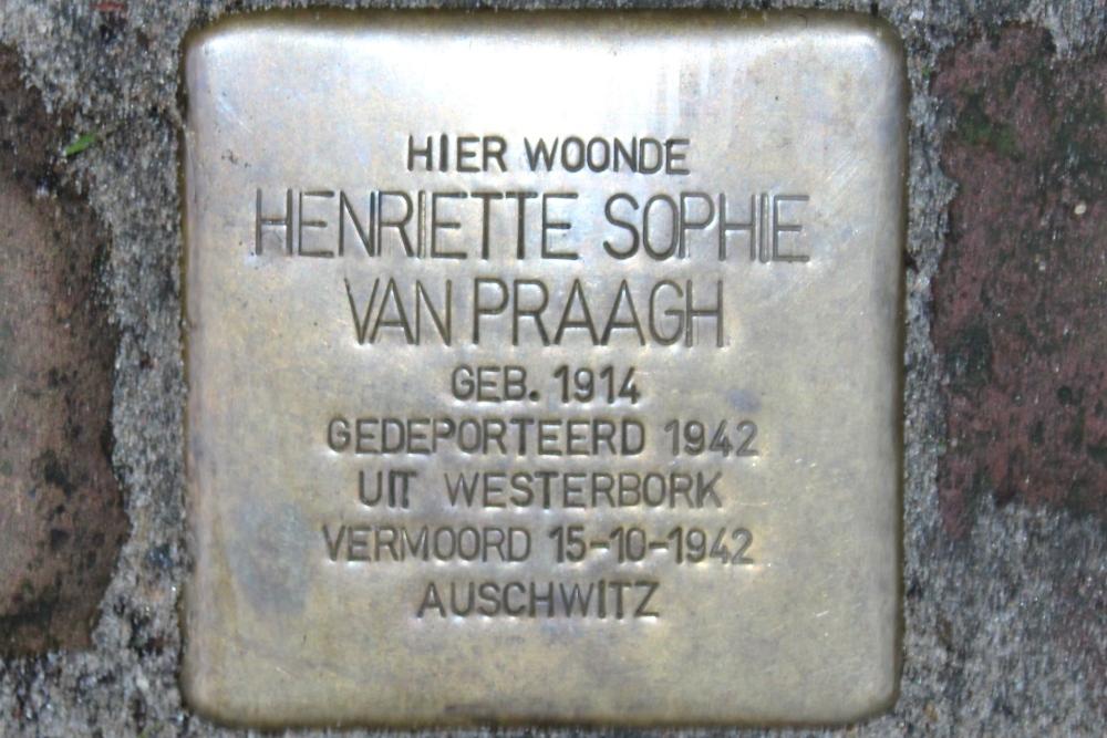 Stumbling Stones Van der Horststraat 20b #4