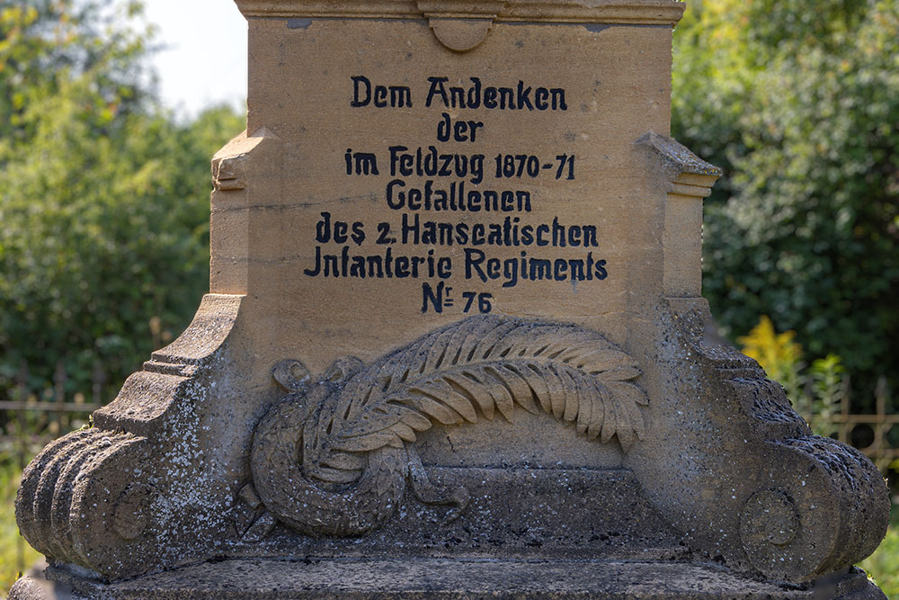 Memorial 6th Hanseatic Infantry Regiment Nr.76  #2