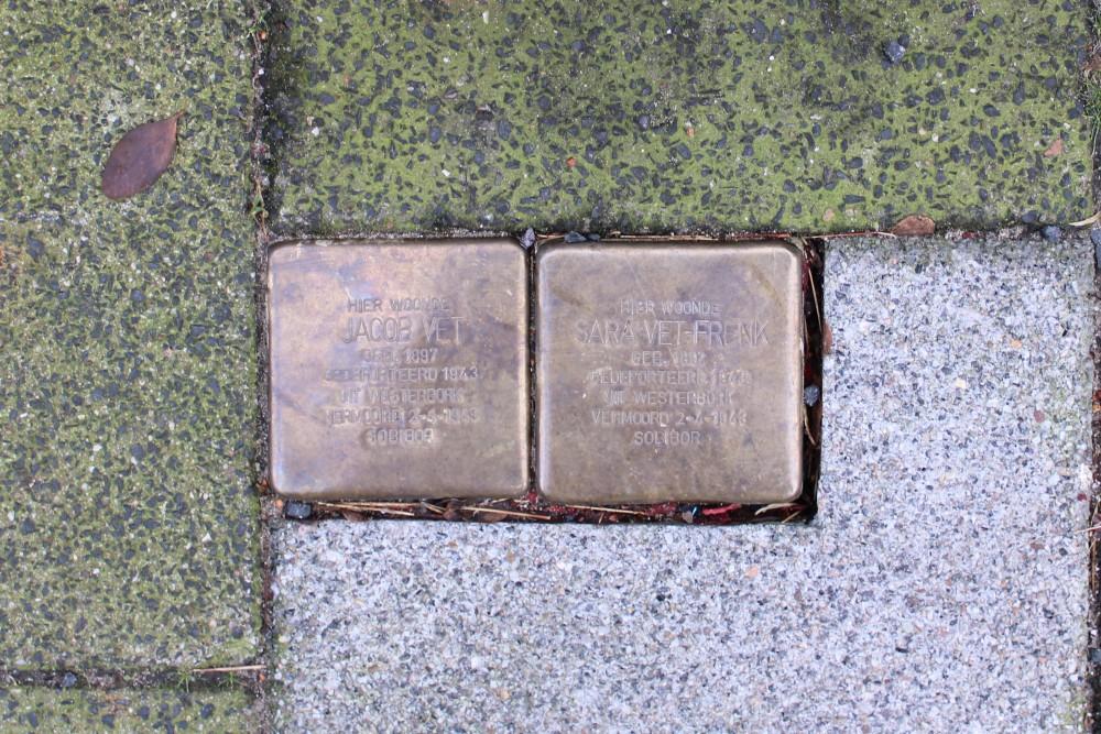 Stolpersteine Rauwenhoffstraat 12a 