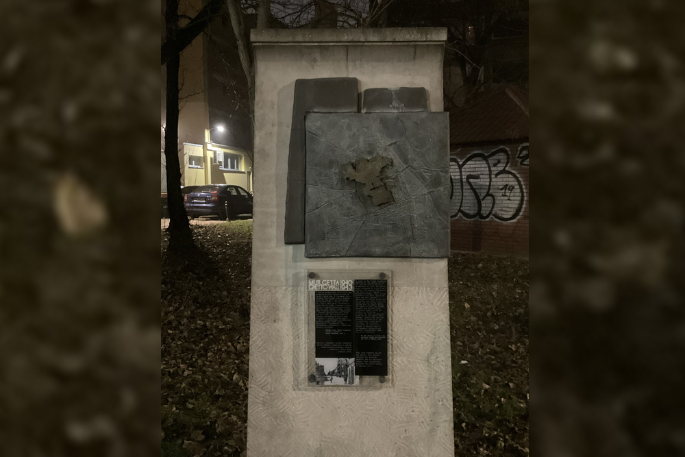 Warschau Getto Grensmarkering Bielanska  #2