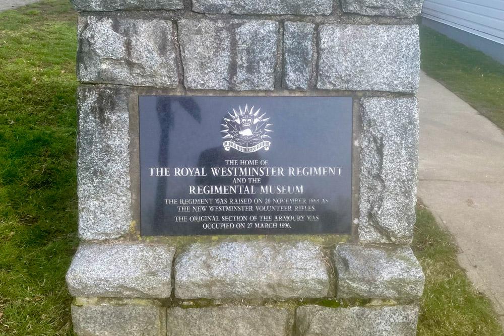 Royal Westminster Regiment Museum #1