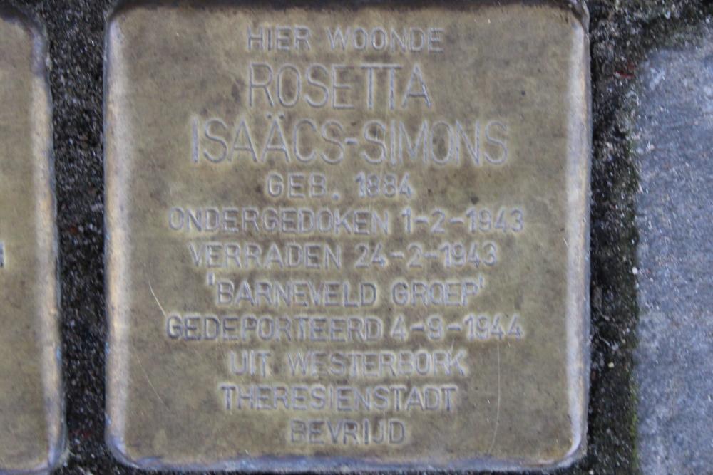 Stumbling Stones Jan van der Heijdenstraat 140 #3