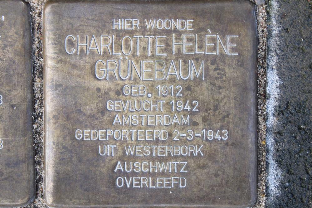 Stumbling Stones Roelofsstraat 24 #4
