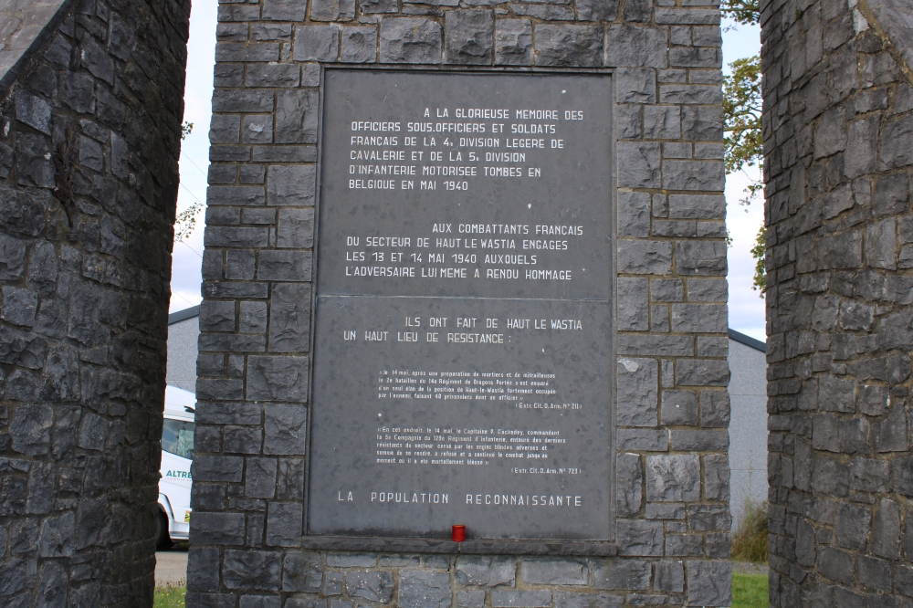 Memoriaal Franse Soldaten Mei 1940 Haut-le-Wastia #2