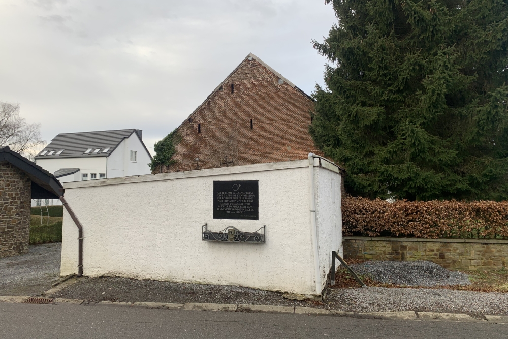 Herdenkingsplaquette Sart-Tilman #4